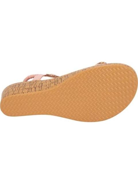 SANDALIA CUÑA ROSA VI LINE