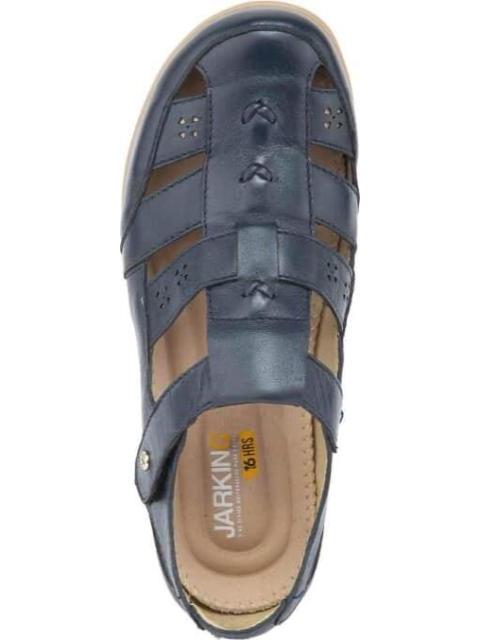 SANDALIA DE PIEL AZUL MARINO JARKING SHOES