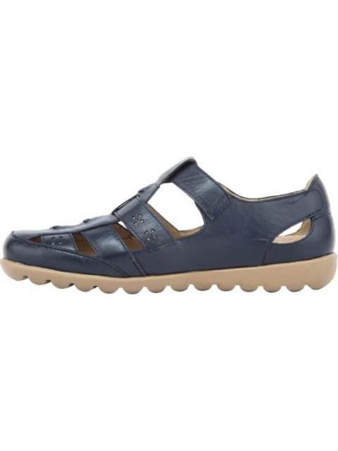 SANDALIA DE PIEL AZUL MARINO JARKING SHOES