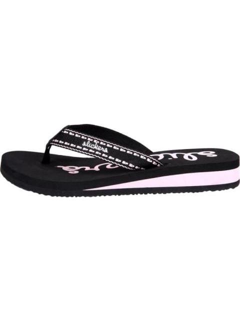 SANDALIA DE PLAYA NEGRO SLICKERS
