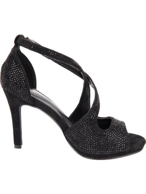 SANDALIA CON BRILLOS NEGRO MOLTO BELLO