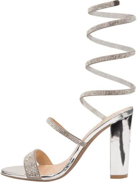 SANDALIA ESPIRAL PLATA THALIA SODI