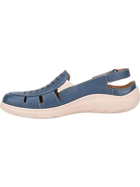 SANDALIA PERFORADA AZUL FLEXI