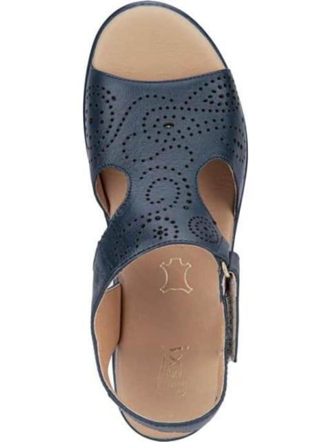SANDALIA PERFORADA AZUL MARINO FLEXI
