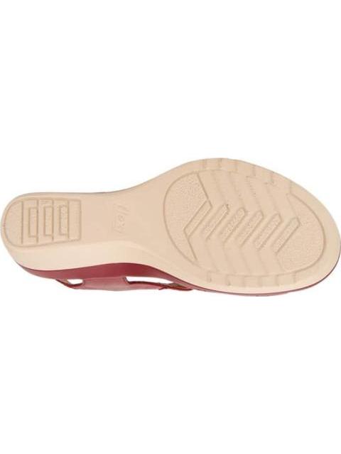 SANDALIA PERFORADA CEREZA FLEXI
