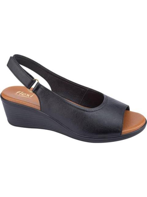 SANDALIA VELCRO NEGRO FLEXI