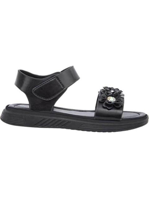 SANDALIA FLORES NEGRO VIVIS SHOES KIDS