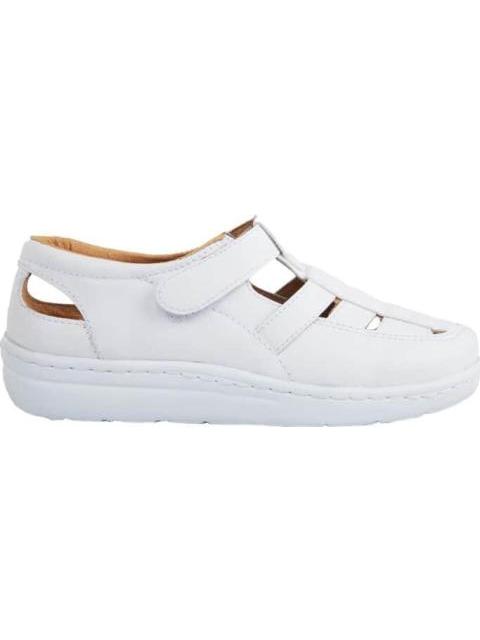 SANDALIA FORRO PIEL BLANCO SHOSH CONFORT