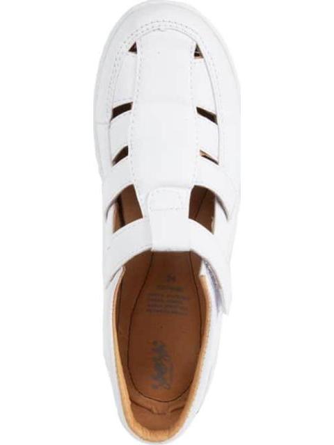 SANDALIA FORRO PIEL BLANCO SHOSH CONFORT
