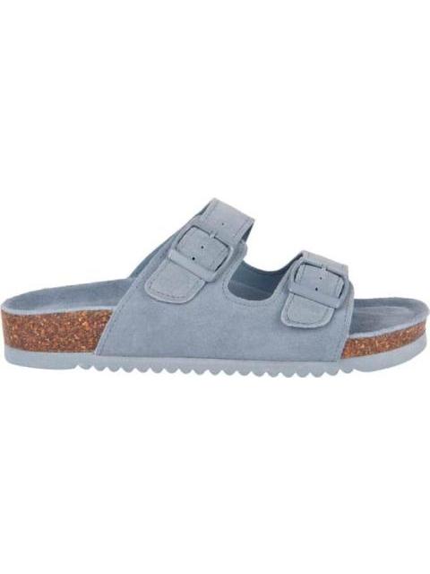 SANDALIA GAMUZA AZUL VI LINE