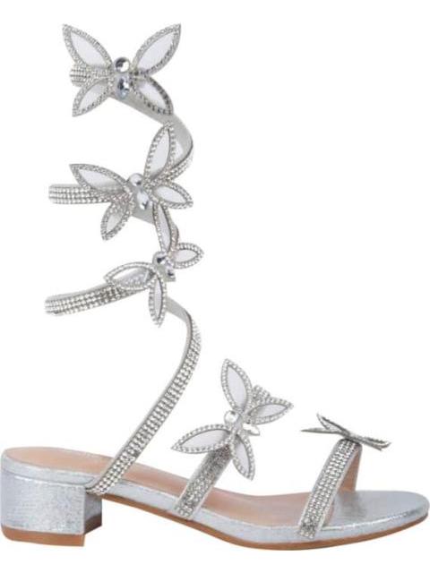 SANDALIA MARIPOSAS PLATA VIVIS SHOES KIDS