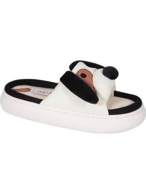 SANDALIA PANTUFLA BEIGE/HUESO SHOSH CONFORT