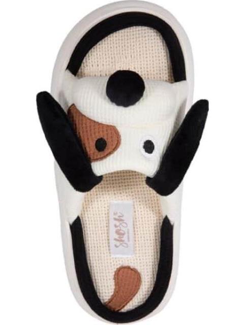SANDALIA PANTUFLA BEIGE/HUESO SHOSH CONFORT