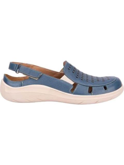 SANDALIA PERFORADA AZUL FLEXI