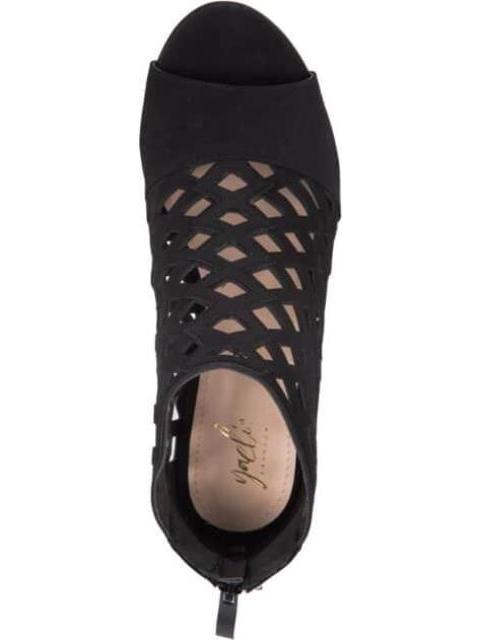 SANDALIA PERFORADA NEGRO YAELI FASHION