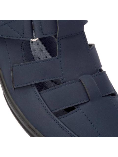 SANDALIA VELCRO AZUL SHOSH CONFORT