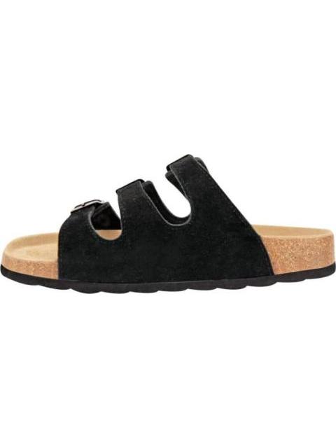 SANDALIA GAMUZA NEGRO VI LINE