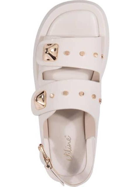 SANDALIA PLANA ACOJINADA BEIGE VI LINE FASHION