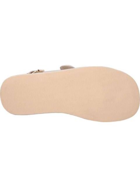SANDALIA PLANA ACOJINADA BEIGE VI LINE FASHION