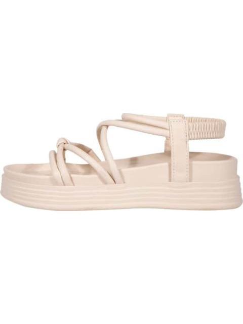 SANDALIA PLANA BEIGE/HUESO VI LINE FASHION