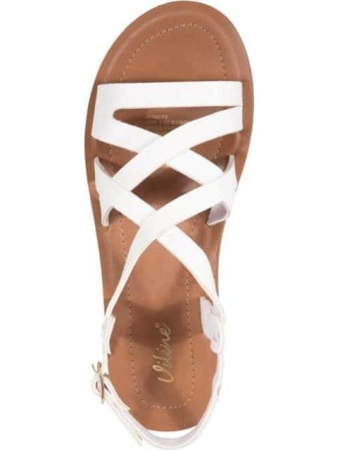 SANDALIA PLANA BLANCO VI LINE
