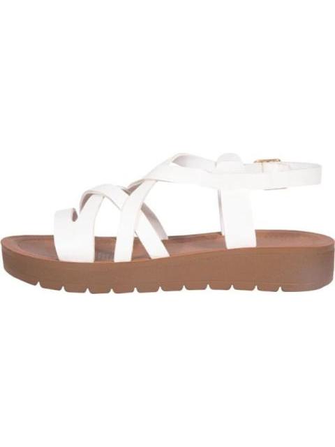 SANDALIA PLANA BLANCO VI LINE