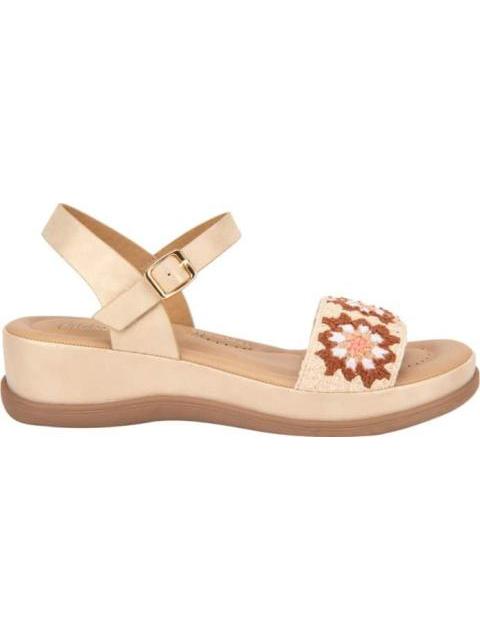 SANDALIA PLANA BEIGE VI LINE