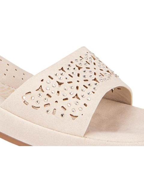 SANDALIA CONFORT BEIGE/HUESO SHOSH