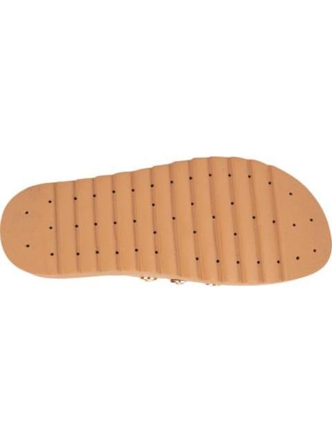SANDALIA PLANA CAMEL VI LINE FASHION