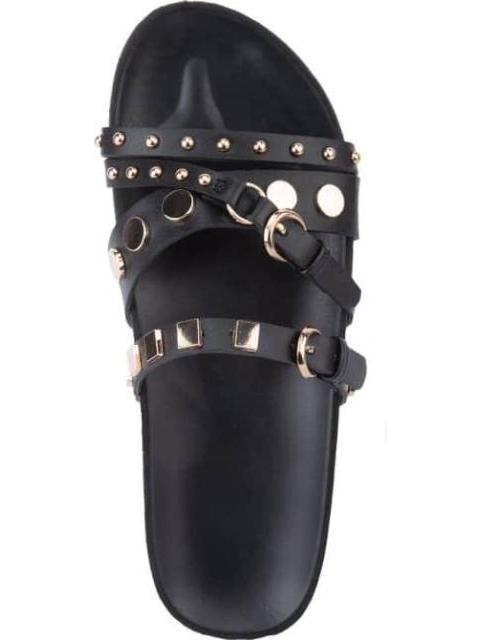 SANDALIA ESTOPEROLES NEGRO VI LINE FASHION