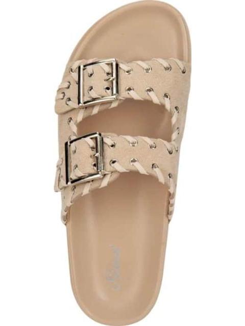 SANDALIA PLANA BEIGE VI LINE