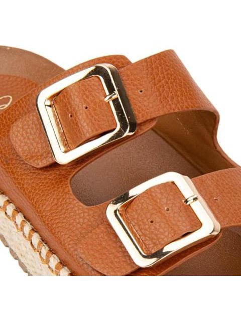 SANDALIA YUTE COGNAC VI LINE