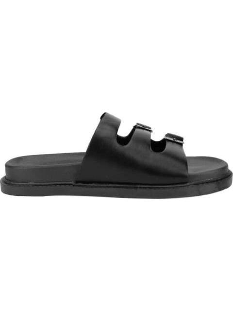 SANDALIA PLANA NEGRO VI LINE