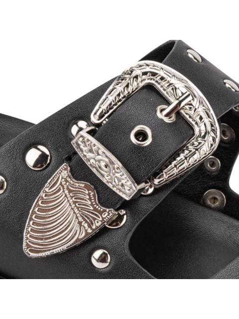 SANDALIA PLANA NEGRO VI LINE FASHION