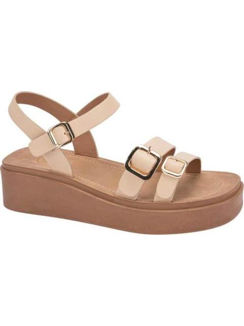 SANDALIA PLANA NUDE VI LINE