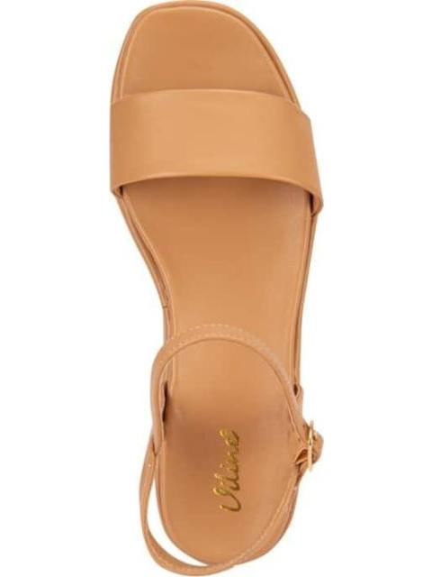 SANDALIA PLANA LISA COGNAC VI LINE