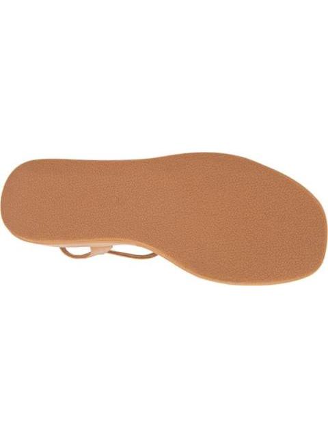 SANDALIA PLANA LISA COGNAC VI LINE