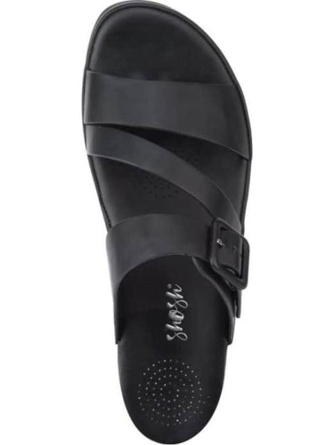 SANDALIA PLANA NEGRO SHOSH