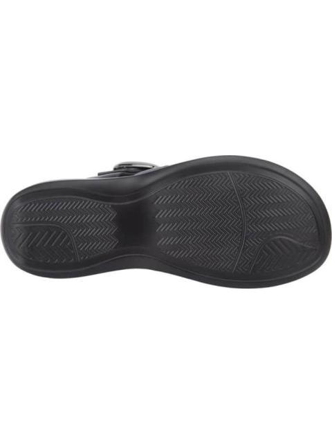 SANDALIA PLANA NEGRO VI LINE