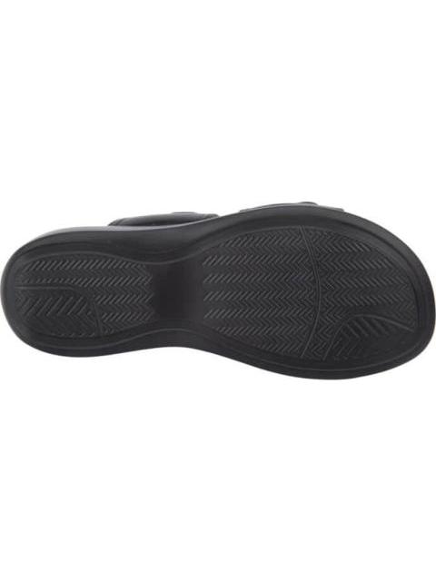 SANDALIA PLANA NEGRO VI LINE
