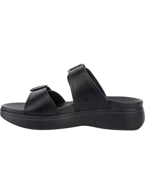 SANDALIA PLANA NEGRO VI LINE