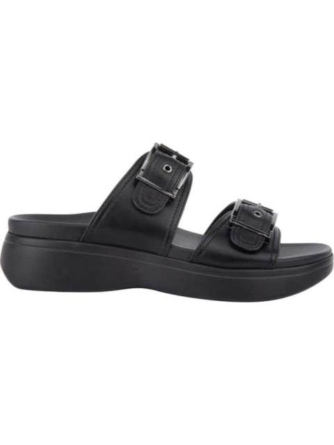 SANDALIA PLANA NEGRO VI LINE