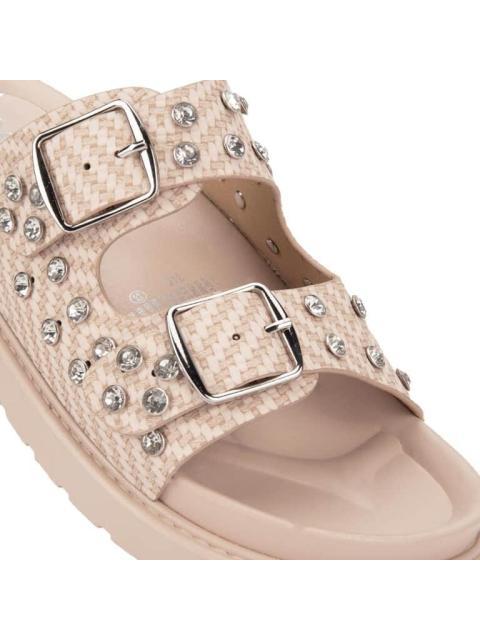 SANDALIA PLANA NUDE VI LINE FASHION