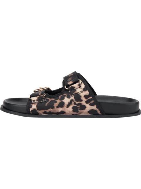 SANDALIA ANIMAL PRINT NEGRO VI LINE FASHION