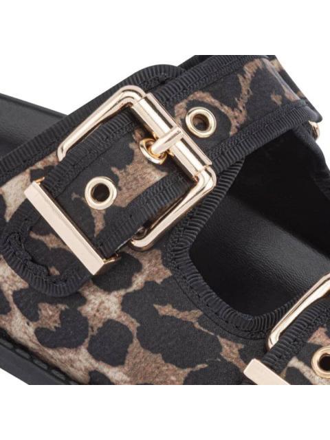 SANDALIA ANIMAL PRINT NEGRO VI LINE FASHION