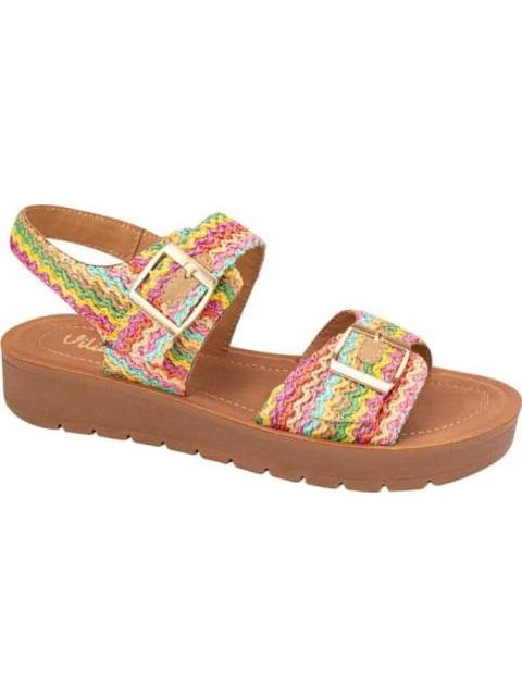 SANDALIA PLANA MULTICOLOR VI LINE
