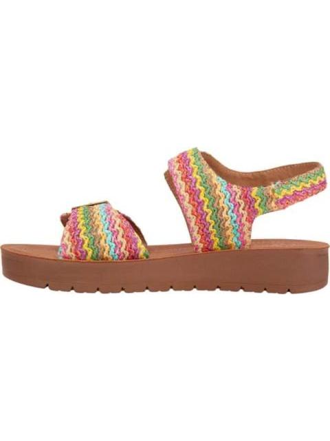 SANDALIA PLANA MULTICOLOR VI LINE