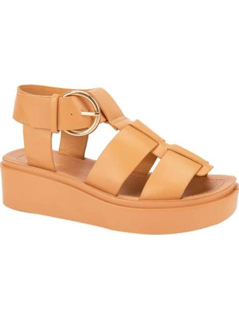 SANDALIA PLANA ROMANA COGNAC VI LINE