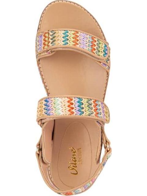 SANDALIA PLANA TEJIDA MULTICOLOR VI LINE FASHION