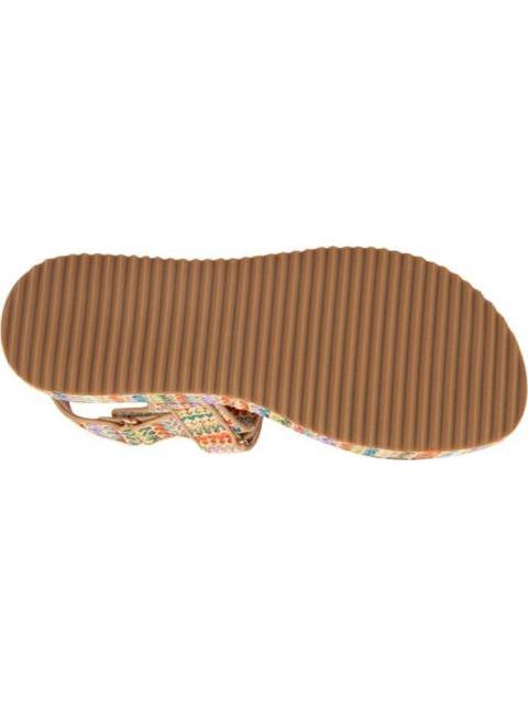 SANDALIA PLANA TEJIDA MULTICOLOR VI LINE FASHION